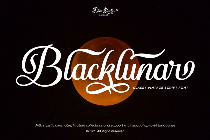 Blacklunar Font Download