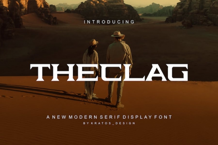 Theclag - Font Font Download