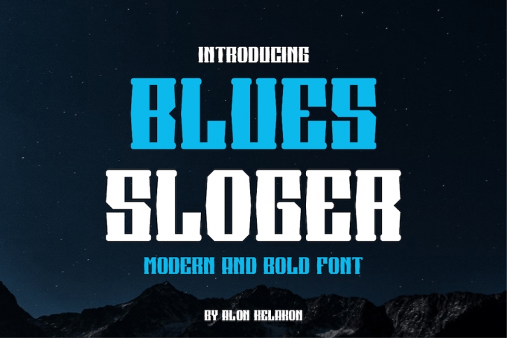 Blues Sloger Font Download