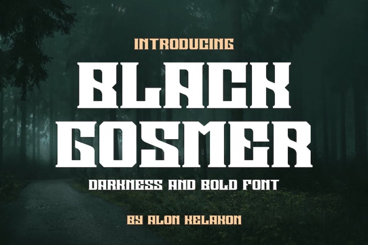 Black Gosmer Font Download