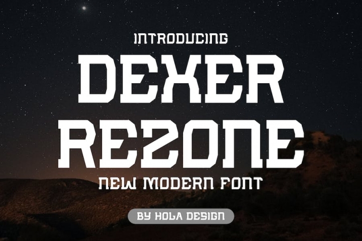 Dexer Rezone Font Download