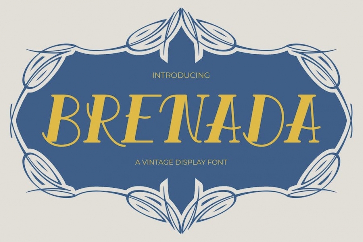 Brenada - Vintage Font Font Download