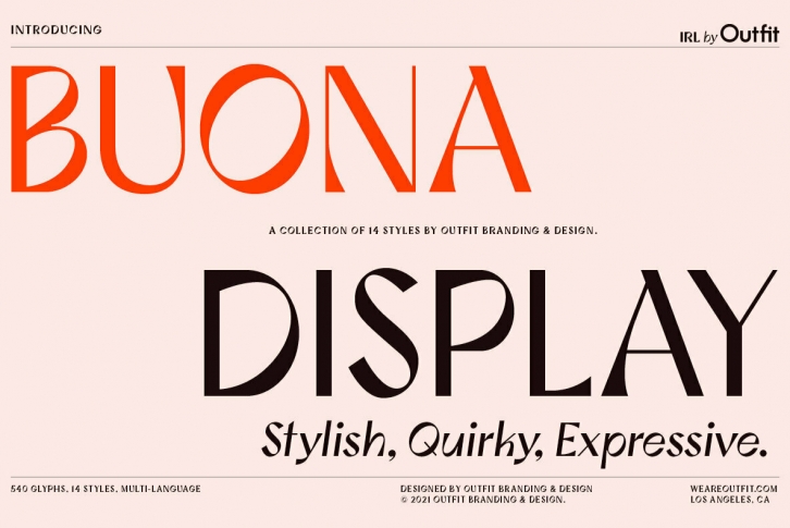 Buona Display Font Download