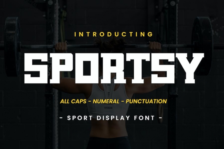 SPORTSY - Sport Display Font Font Download