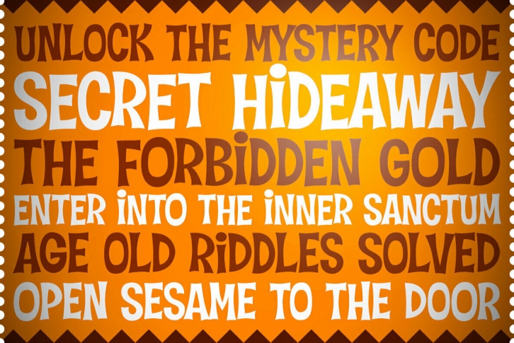 Hideaway Font Download