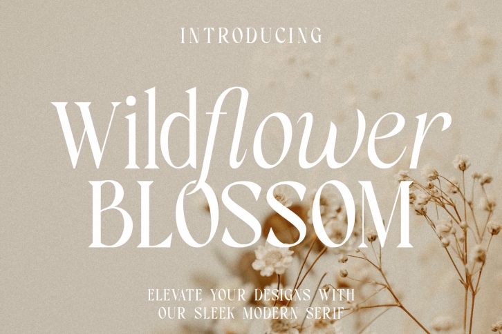 Wildflower Blossom Font Download