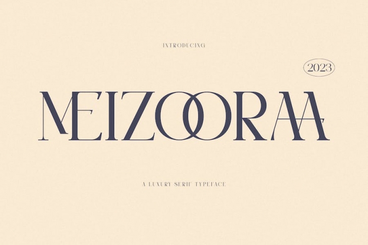 Meizooraa Font Download