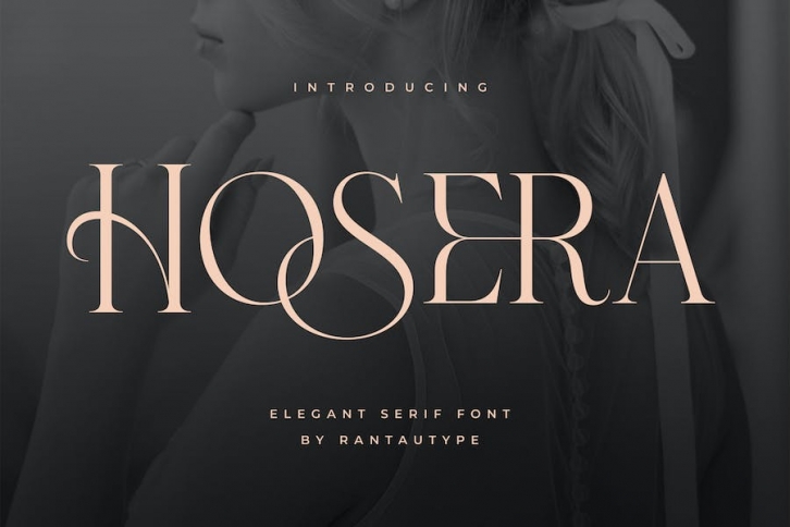 Hosera A Elegant Serif Font Font Download