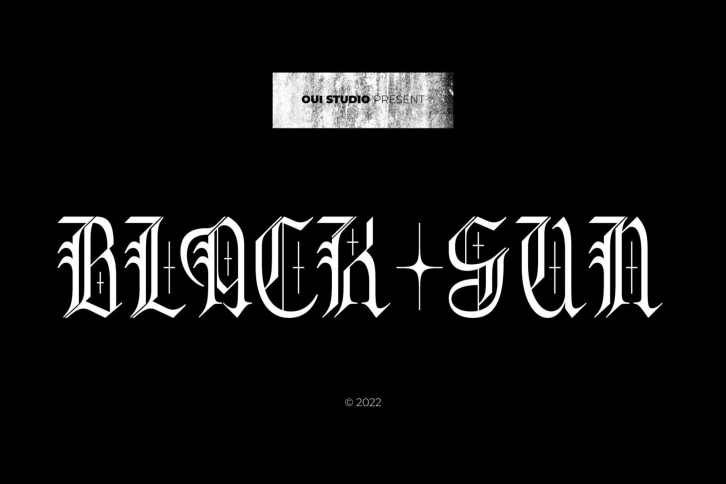 Black Sun Font Download