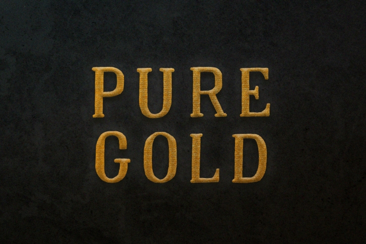 Pure Gold Font Download