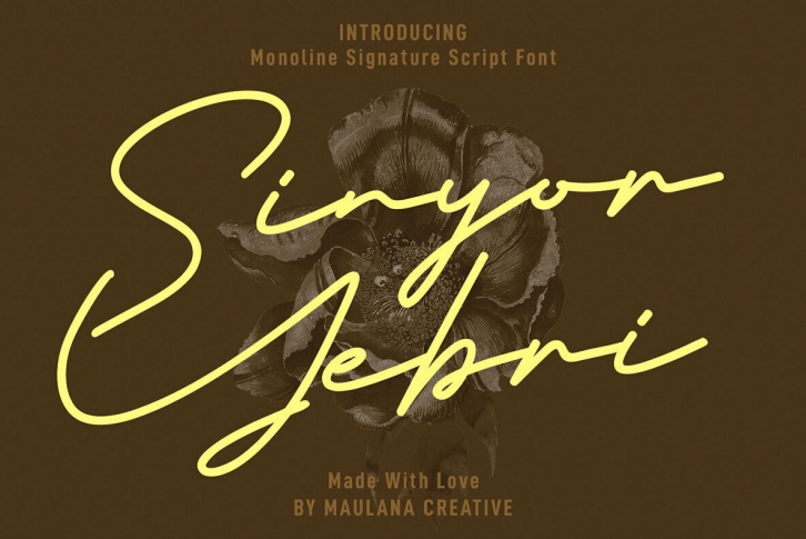 Sinyor Yebri Font Download