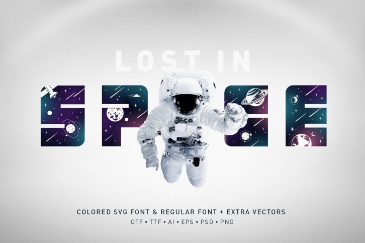 Lost In Space - SVG Font Download