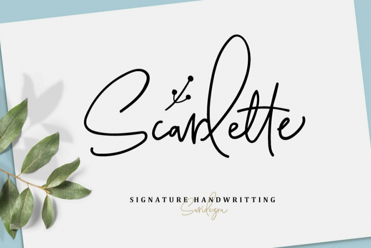 Scarlette Font Download