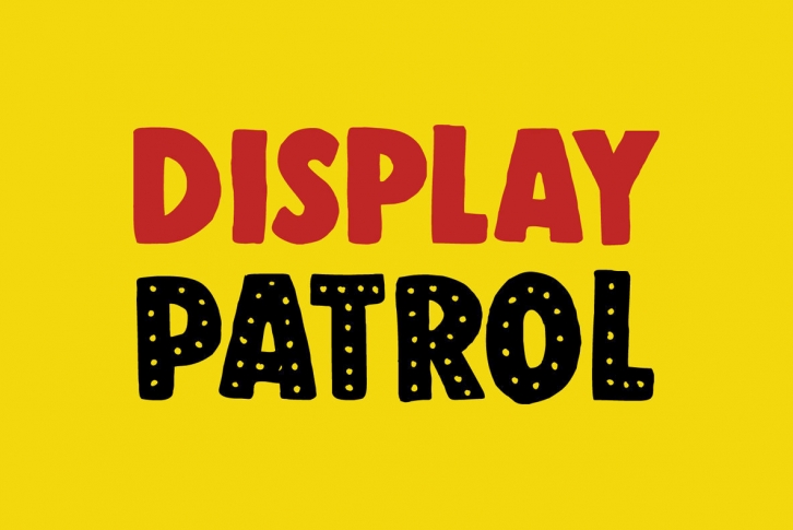 Display Patrol Font Download