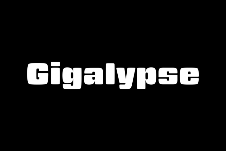 Gigalypse Font Download