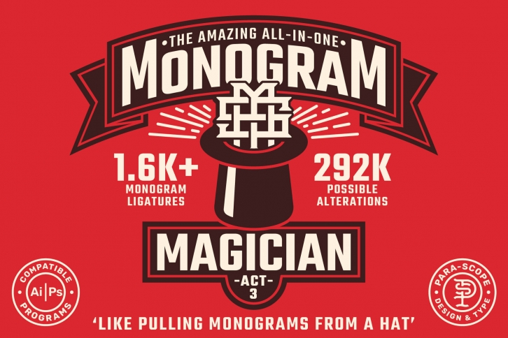 MONOGRAM MAGICIAN - ACT 3 Font Download