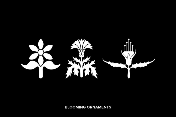 Blooming Ornaments Font Download