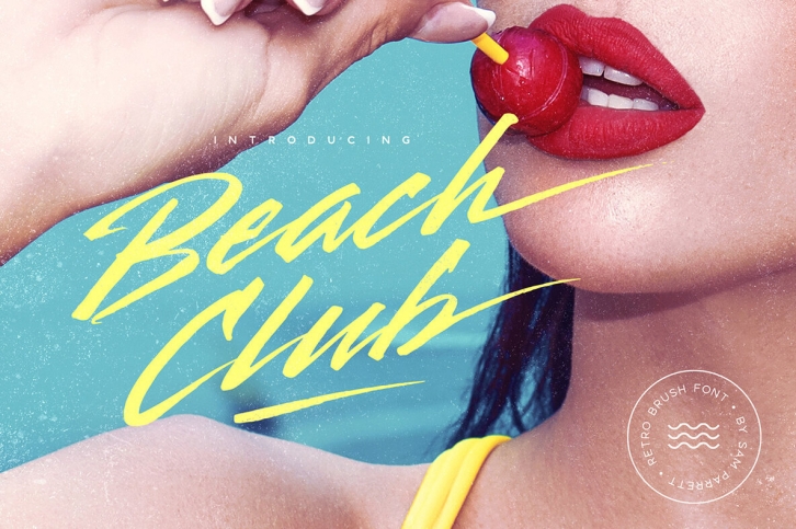 Beach Club Brush Font Download