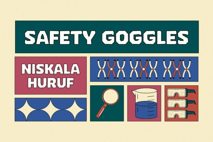 Safety Goggles Font Download