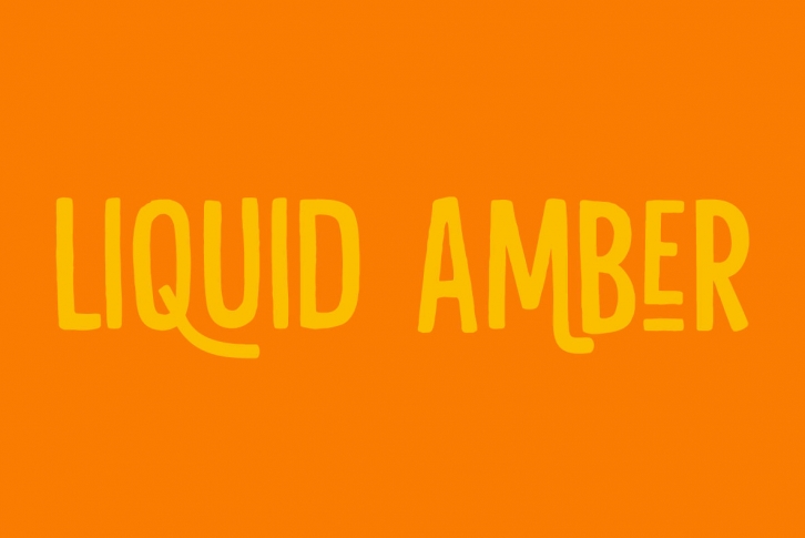 Liquid Amber Font Download