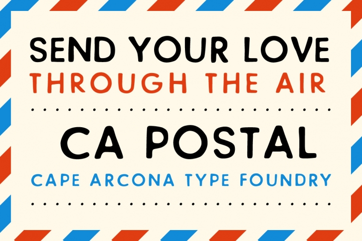 CA Postal Font Download