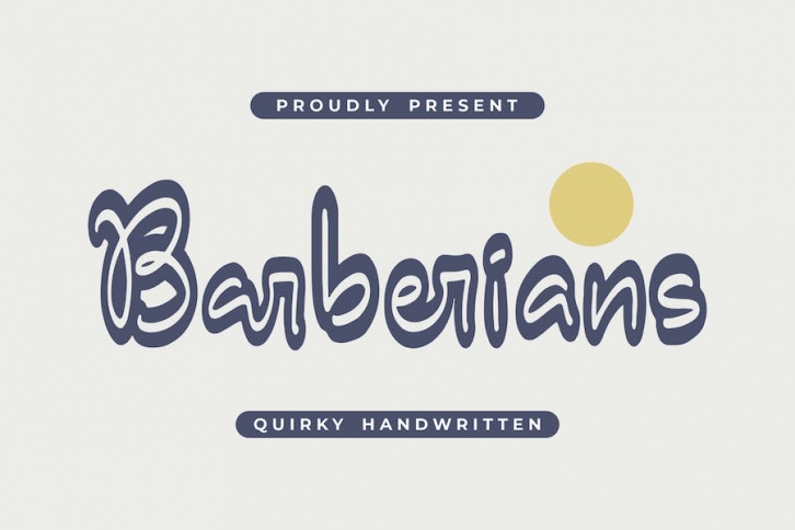 Barberians Quirky Handwritten Font Font Download