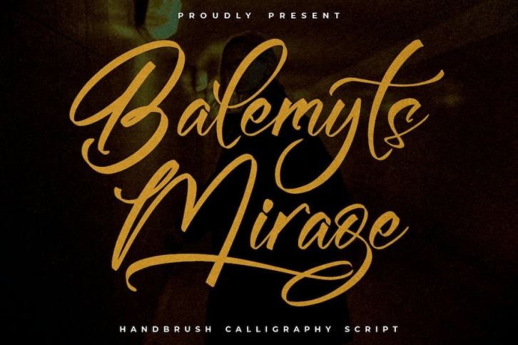 Balemyts Mirage Handbrush Calligraphy Script Font Download