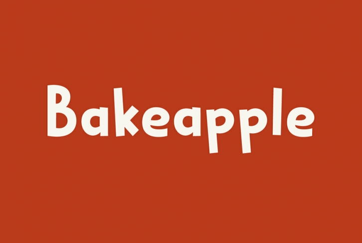 Bakeapple Font Download