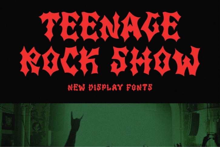 TF Teenage Rock Show Font Download