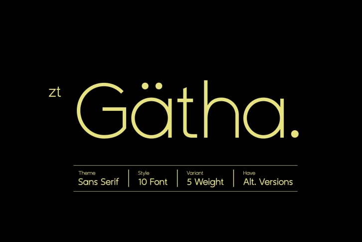 ZT Gatha Font Download