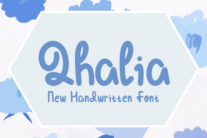 Qhalia - Handwritten font Font Download