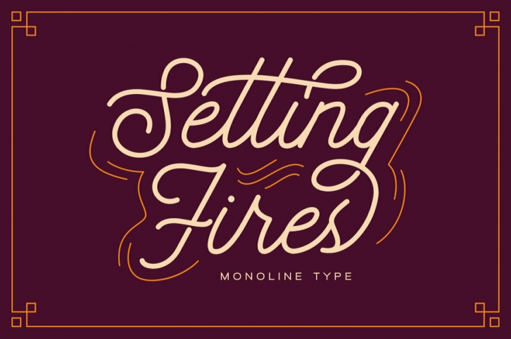 Setting Fires Font Download