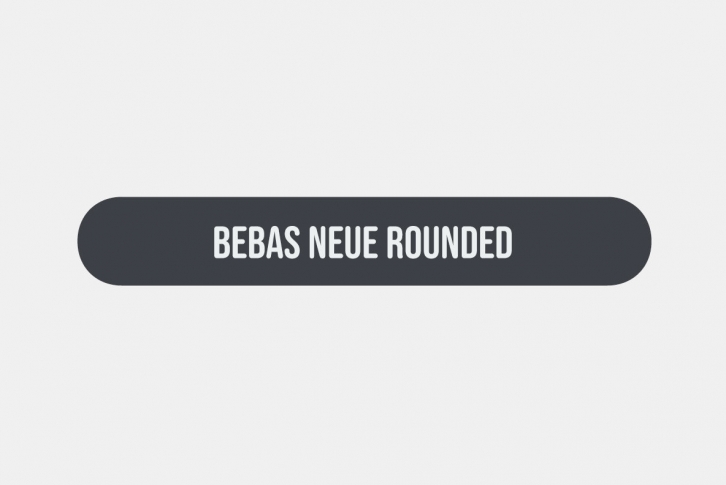 Bebas Neue Rounded Font Download