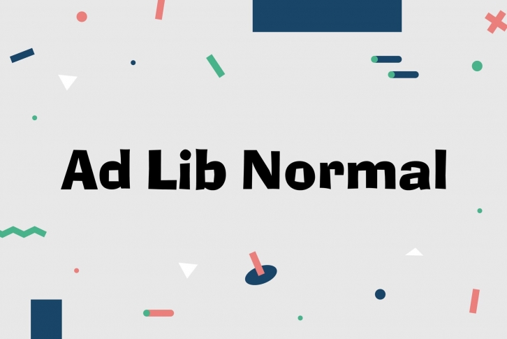 Ad Lib Normal Font Download