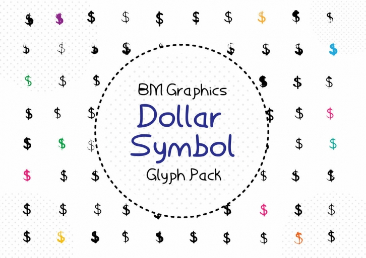 BM Graphics - Dollar Symbol Font Download