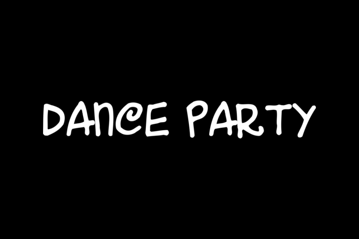 Dance Party Font Download