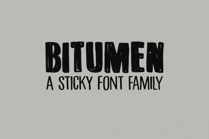 Bitumen Font Download