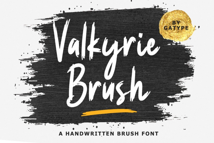 Valkyrie Brush Font Download