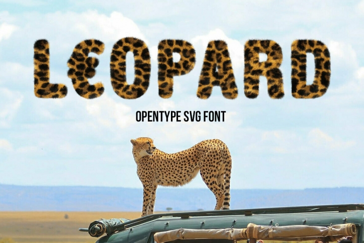 Leopard SVG Font Download