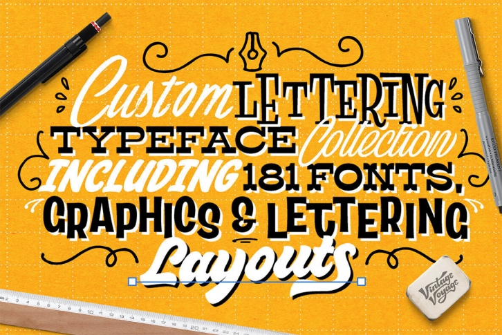 VVDS Custom Lettering Collection Font Download