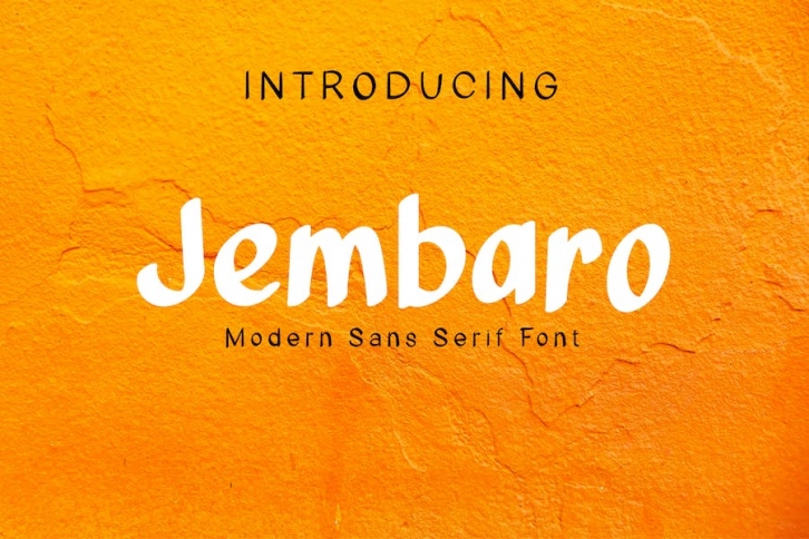 Jembaro Modern Sans Font Font Download