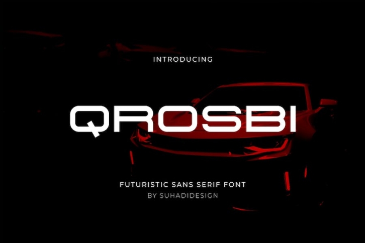 Qrosbi Futuristic Sans Serif Font Font Download