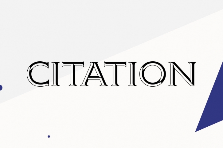 Citation Font Download