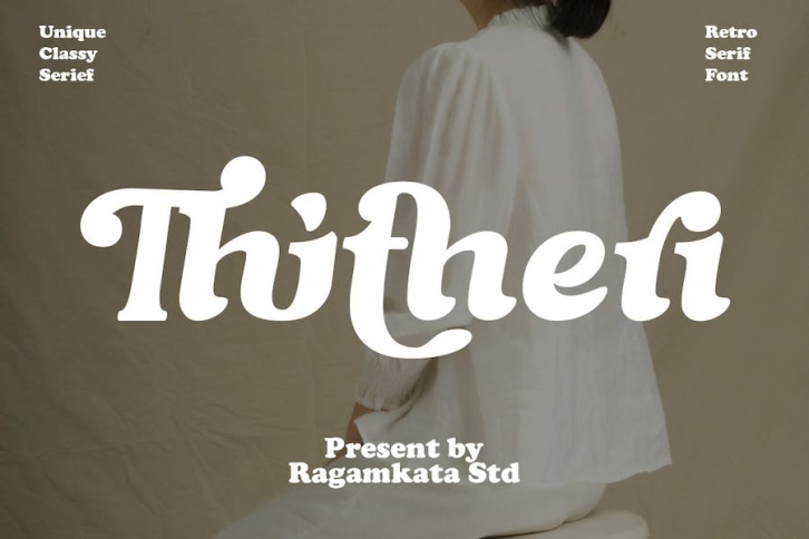 Thitheri - Decorative Retro Typeface Font Download