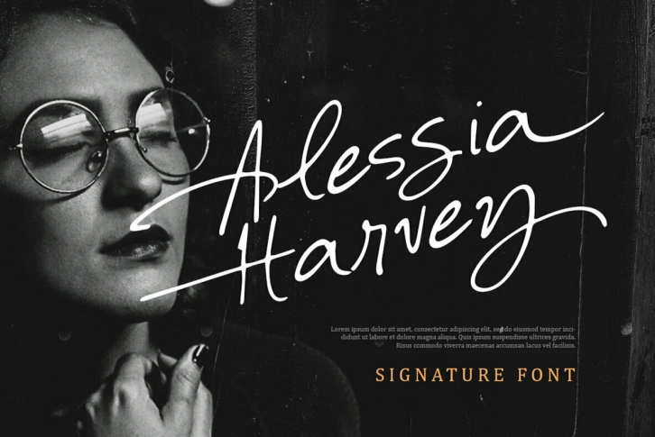 Alessia Harvey Font Download