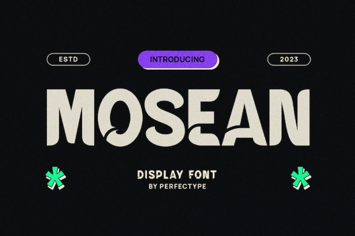 Mosean Modern Futuristic Sans Serif Font Font Download