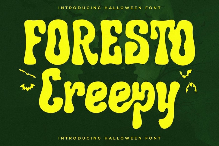 Foresto Creepy Halloween Font Font Download