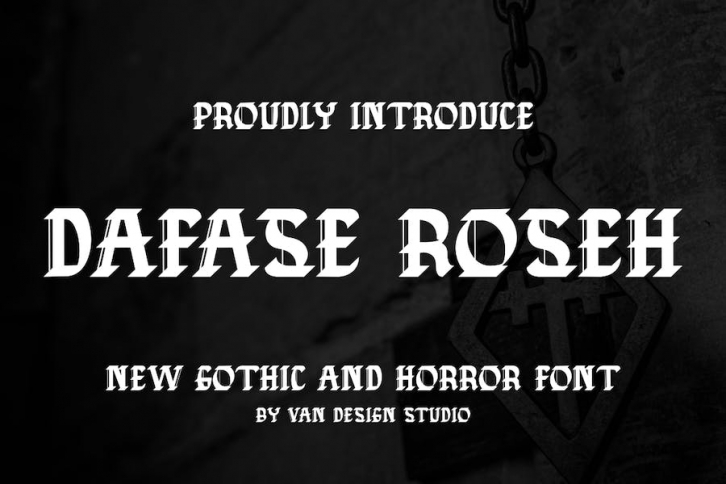 DAFASE ROSEH - Gothic Font Font Download