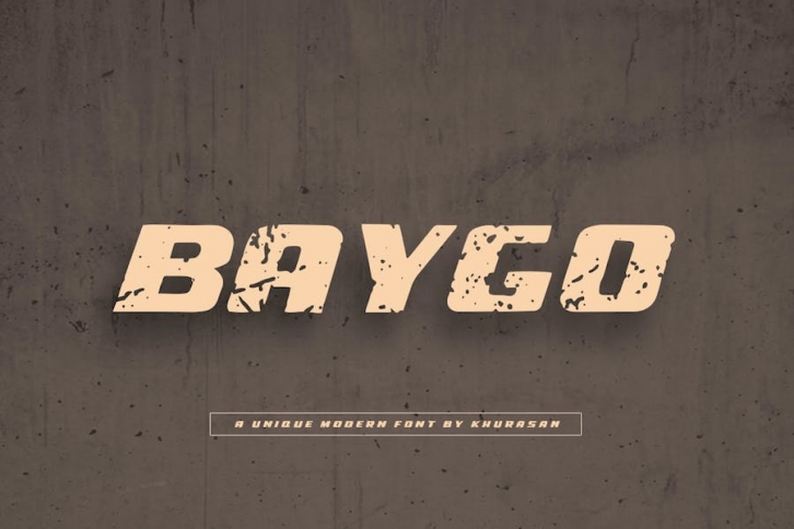 Baygo Font Download