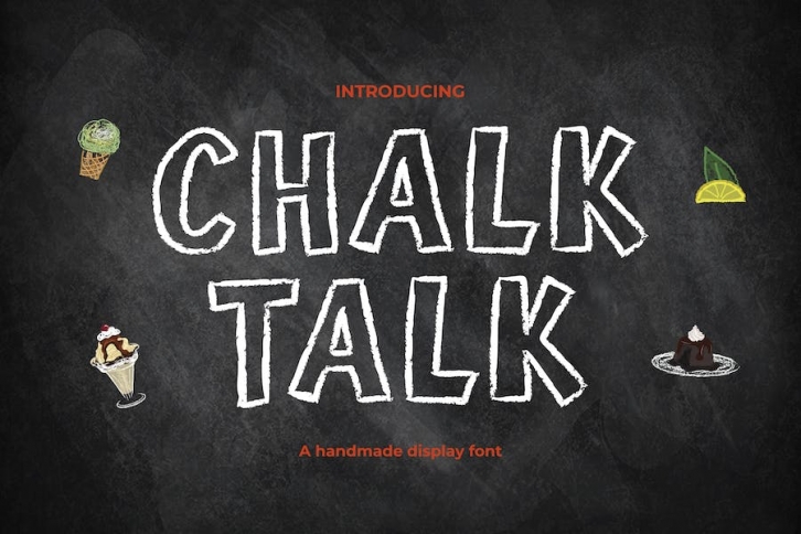 Chalk Talk - Handwritten Chalkboard Font Download